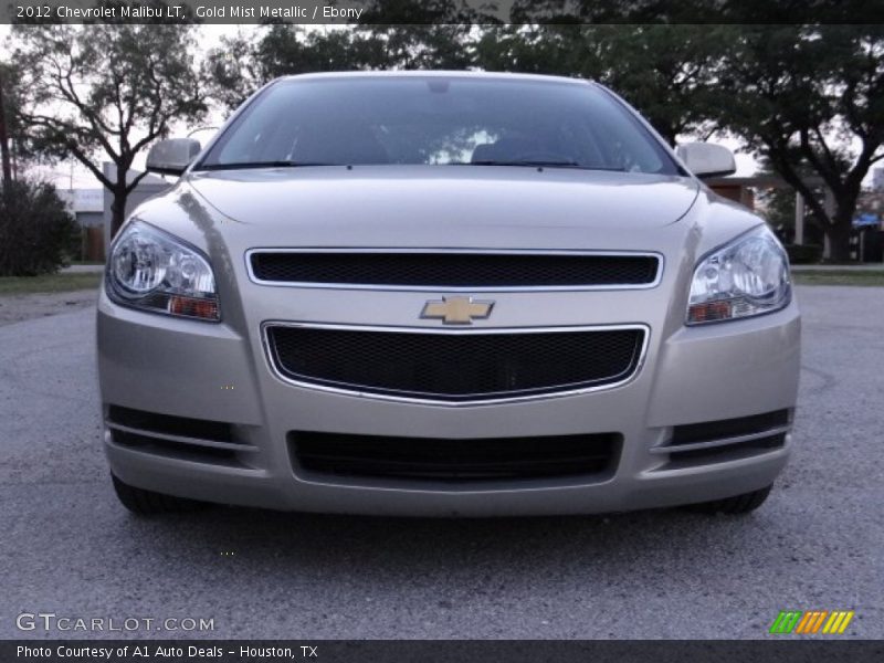 Gold Mist Metallic / Ebony 2012 Chevrolet Malibu LT