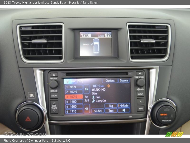 Controls of 2013 Highlander Limited