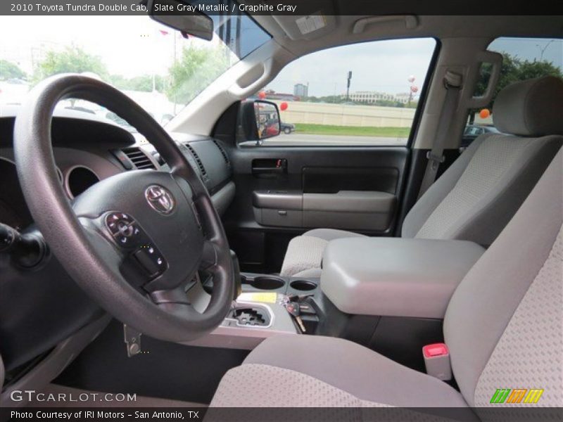 Slate Gray Metallic / Graphite Gray 2010 Toyota Tundra Double Cab