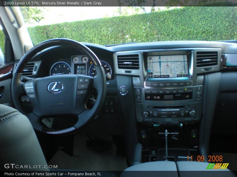 Mercury Silver Metallic / Dark Gray 2009 Lexus LX 570