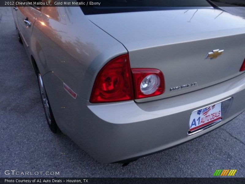 Gold Mist Metallic / Ebony 2012 Chevrolet Malibu LT