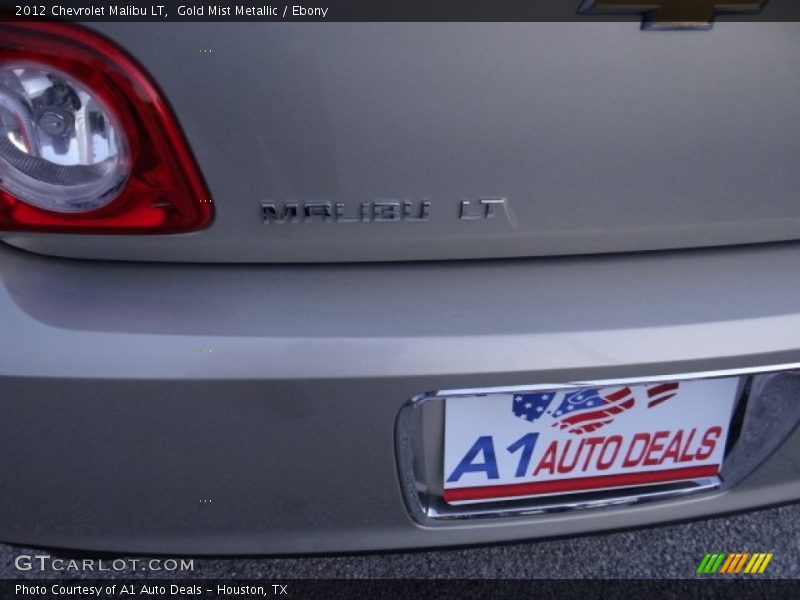 Gold Mist Metallic / Ebony 2012 Chevrolet Malibu LT