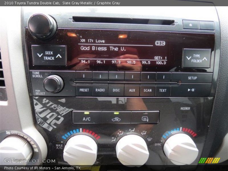 Slate Gray Metallic / Graphite Gray 2010 Toyota Tundra Double Cab