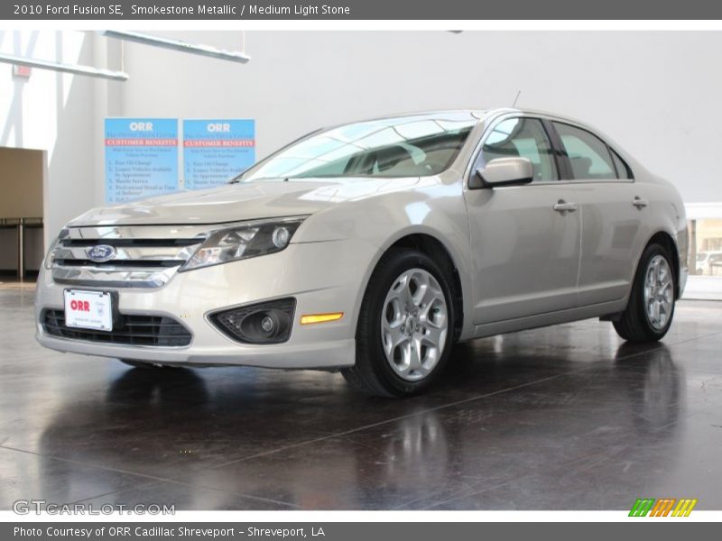Smokestone Metallic / Medium Light Stone 2010 Ford Fusion SE