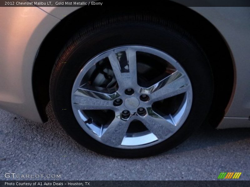 Gold Mist Metallic / Ebony 2012 Chevrolet Malibu LT