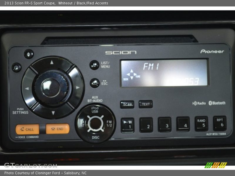 Whiteout / Black/Red Accents 2013 Scion FR-S Sport Coupe