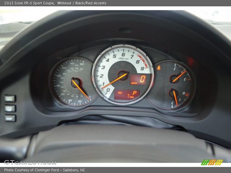 Whiteout / Black/Red Accents 2013 Scion FR-S Sport Coupe