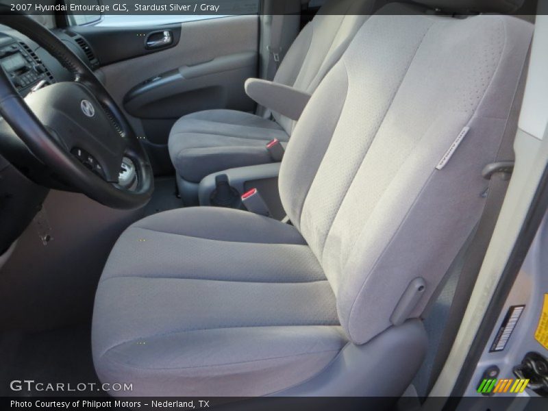 Stardust Silver / Gray 2007 Hyundai Entourage GLS