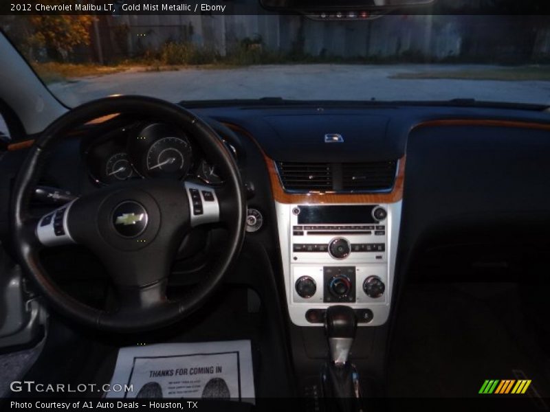 Gold Mist Metallic / Ebony 2012 Chevrolet Malibu LT