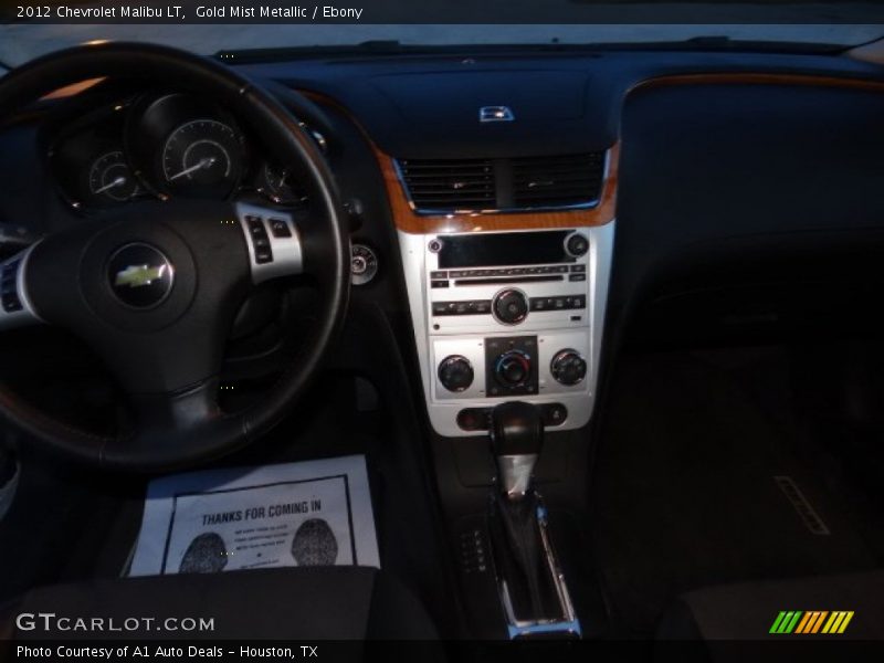 Gold Mist Metallic / Ebony 2012 Chevrolet Malibu LT
