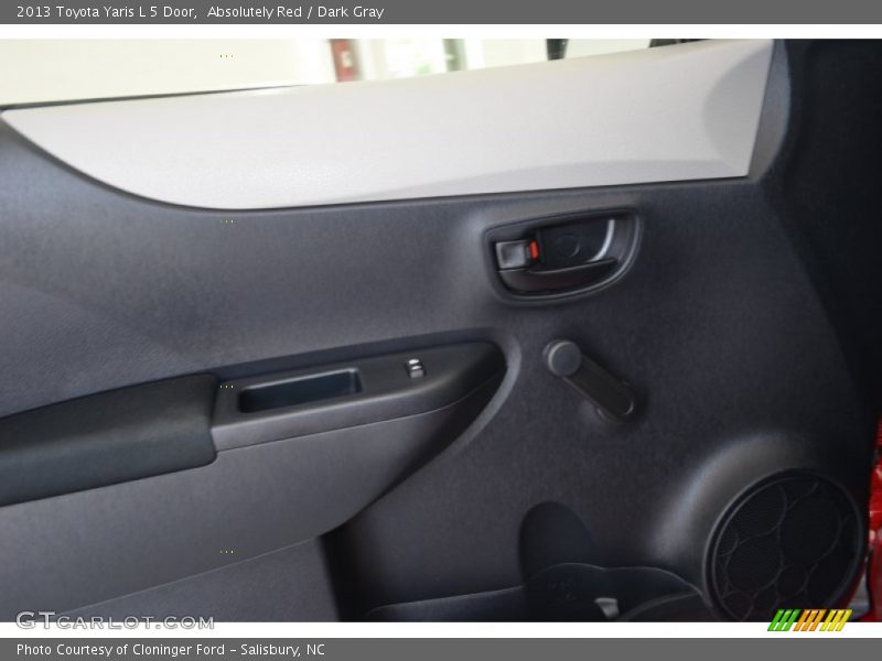 Absolutely Red / Dark Gray 2013 Toyota Yaris L 5 Door