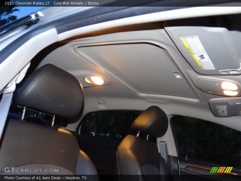 Gold Mist Metallic / Ebony 2012 Chevrolet Malibu LT