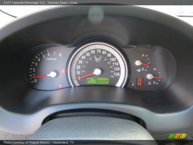 Stardust Silver / Gray 2007 Hyundai Entourage GLS