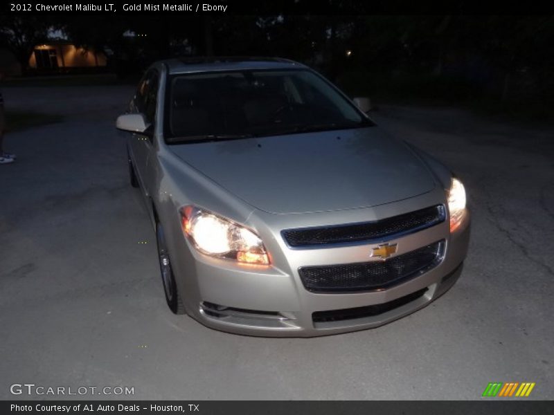 Gold Mist Metallic / Ebony 2012 Chevrolet Malibu LT