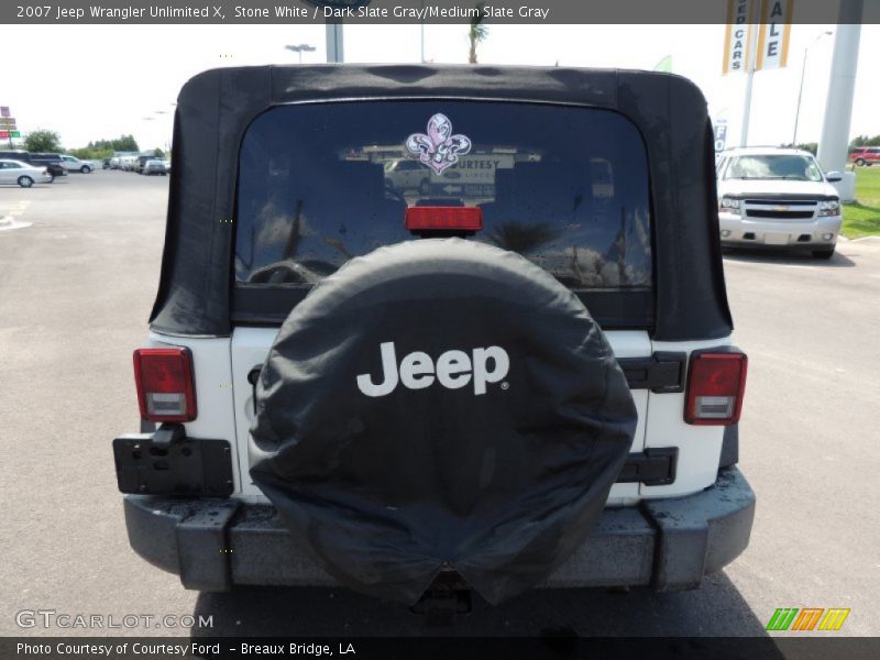 Stone White / Dark Slate Gray/Medium Slate Gray 2007 Jeep Wrangler Unlimited X