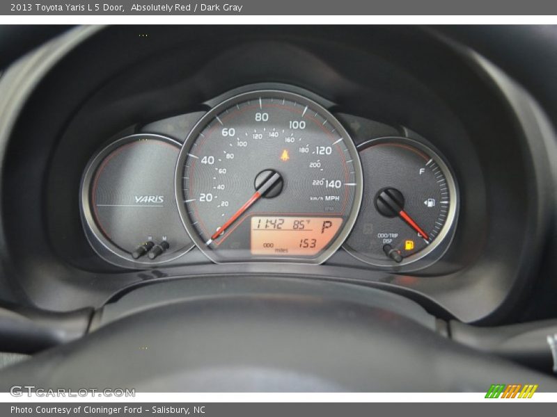  2013 Yaris L 5 Door L 5 Door Gauges