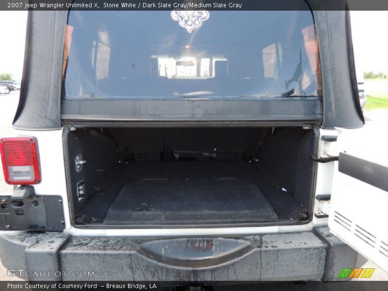 Stone White / Dark Slate Gray/Medium Slate Gray 2007 Jeep Wrangler Unlimited X