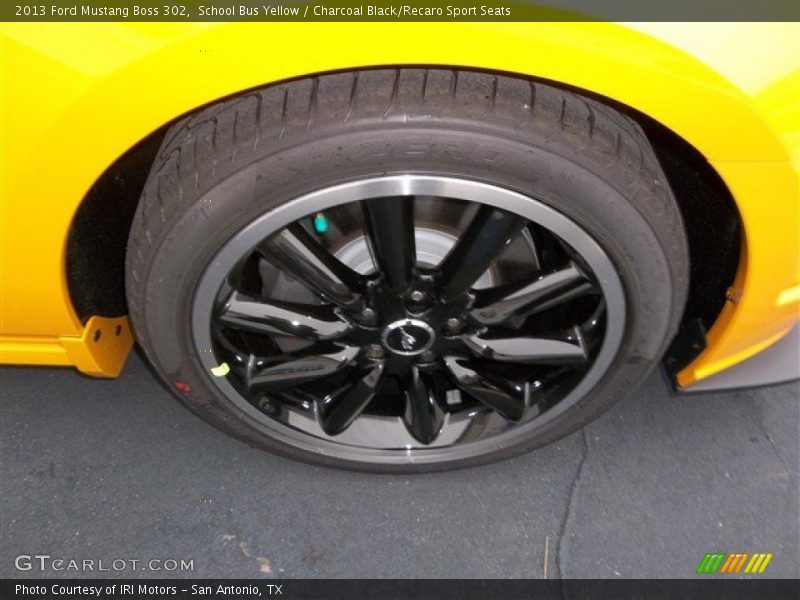School Bus Yellow / Charcoal Black/Recaro Sport Seats 2013 Ford Mustang Boss 302