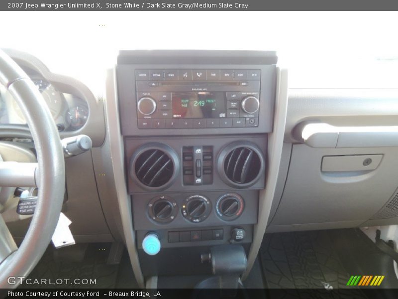 Stone White / Dark Slate Gray/Medium Slate Gray 2007 Jeep Wrangler Unlimited X