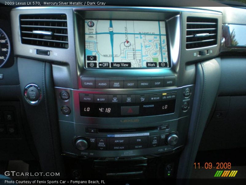 Mercury Silver Metallic / Dark Gray 2009 Lexus LX 570