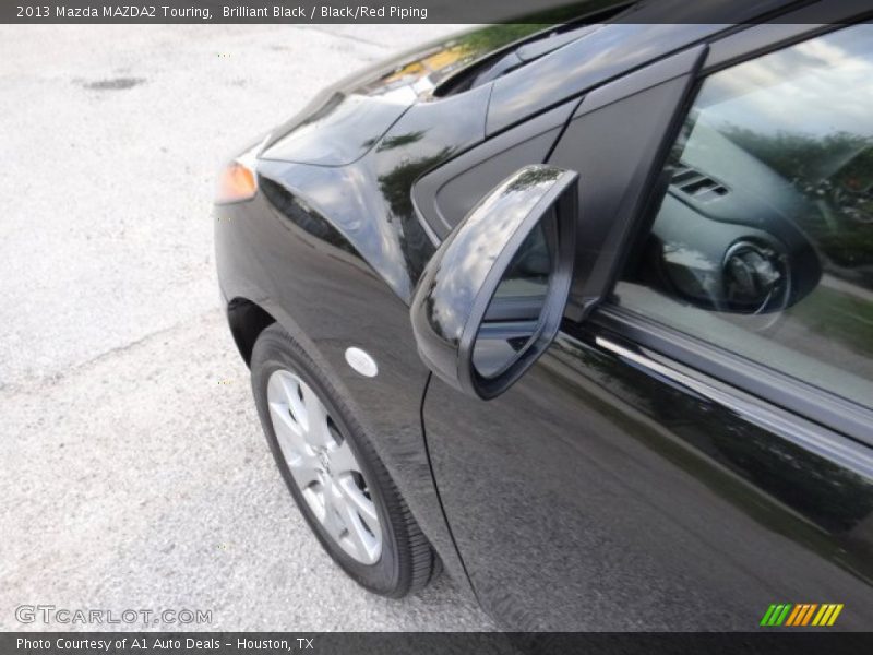 Brilliant Black / Black/Red Piping 2013 Mazda MAZDA2 Touring