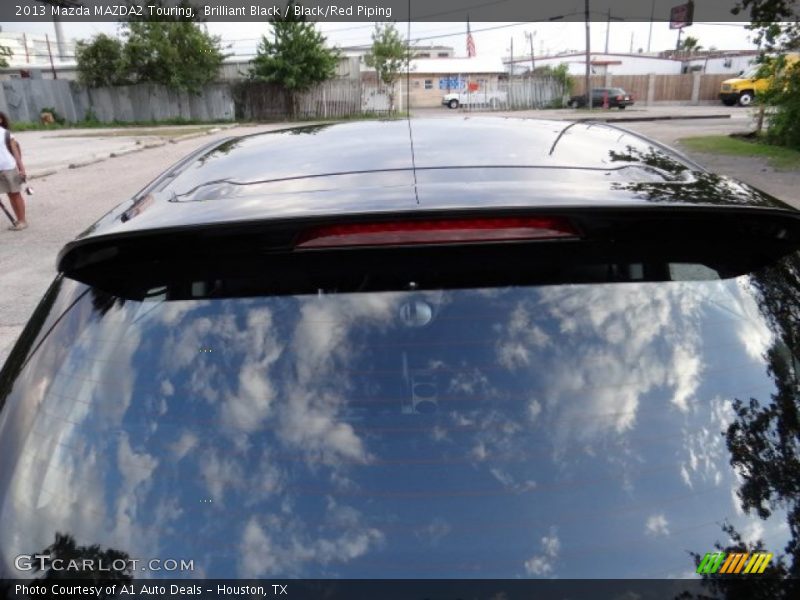 Brilliant Black / Black/Red Piping 2013 Mazda MAZDA2 Touring