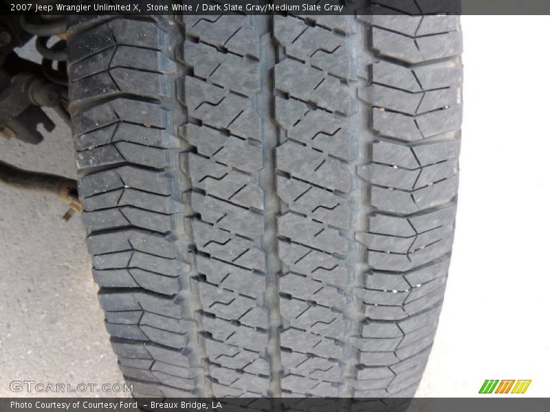 Stone White / Dark Slate Gray/Medium Slate Gray 2007 Jeep Wrangler Unlimited X