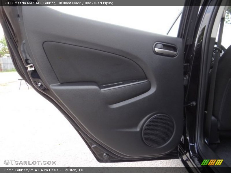 Brilliant Black / Black/Red Piping 2013 Mazda MAZDA2 Touring