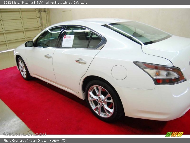 Winter Frost White / Cafe Latte 2012 Nissan Maxima 3.5 SV