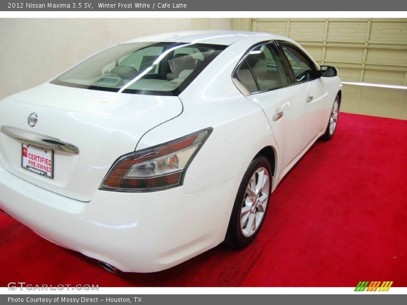 Winter Frost White / Cafe Latte 2012 Nissan Maxima 3.5 SV
