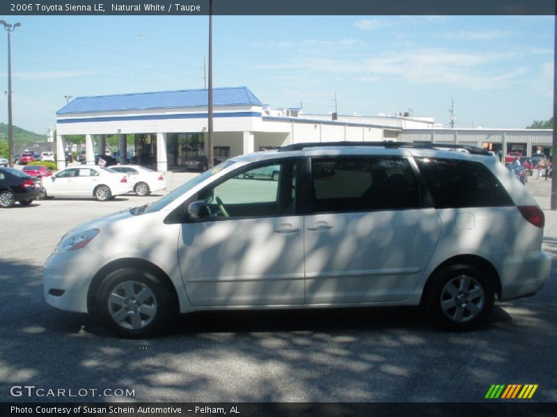 Natural White / Taupe 2006 Toyota Sienna LE