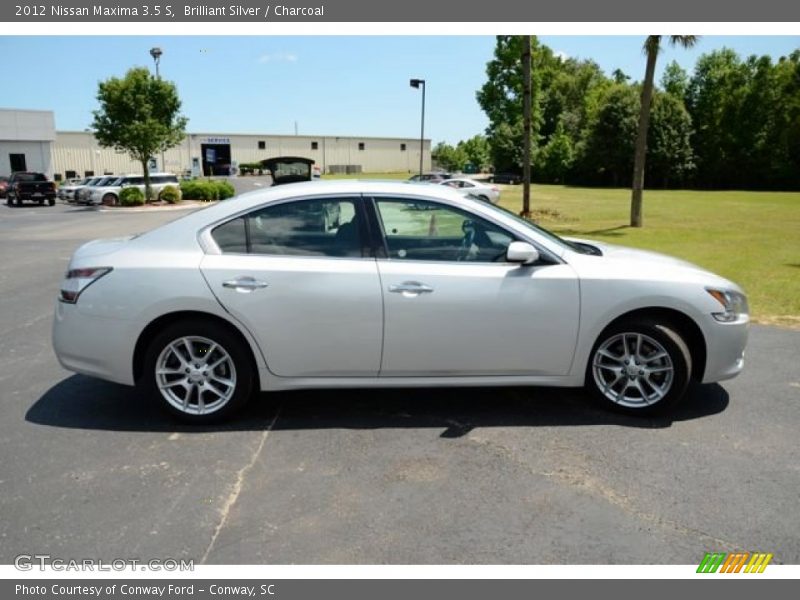 Brilliant Silver / Charcoal 2012 Nissan Maxima 3.5 S