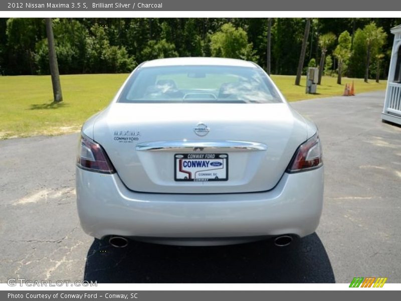 Brilliant Silver / Charcoal 2012 Nissan Maxima 3.5 S