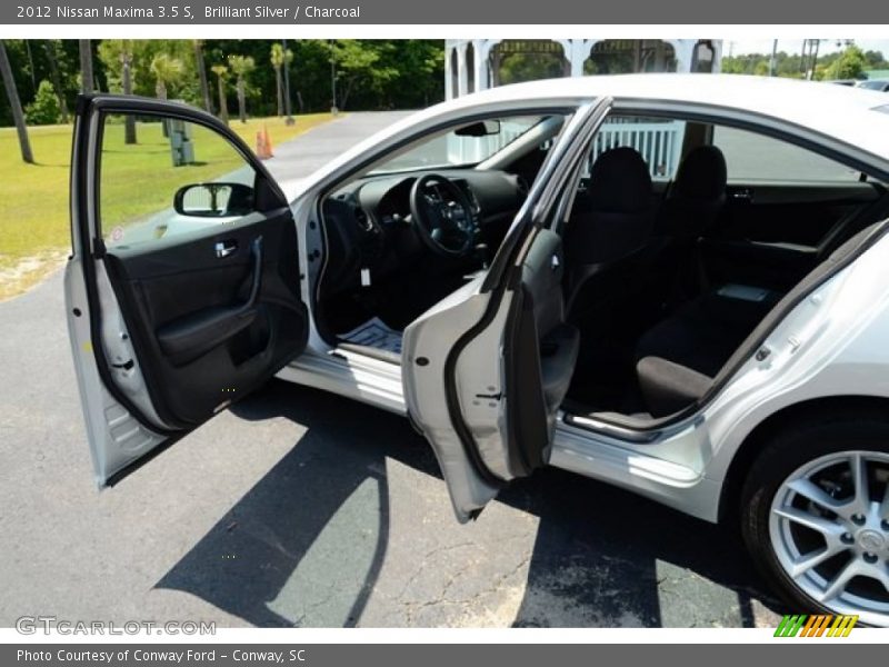 Brilliant Silver / Charcoal 2012 Nissan Maxima 3.5 S