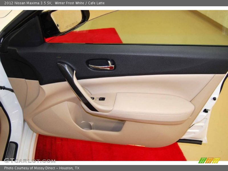 Winter Frost White / Cafe Latte 2012 Nissan Maxima 3.5 SV