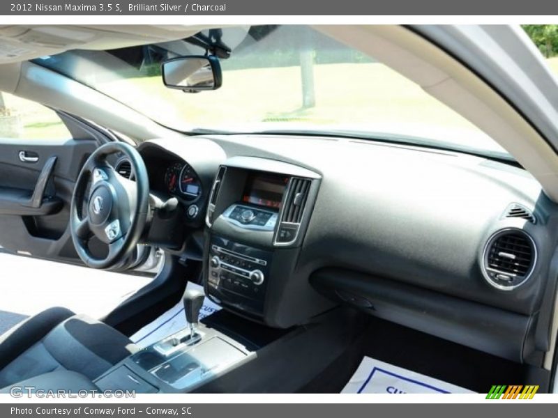 Brilliant Silver / Charcoal 2012 Nissan Maxima 3.5 S