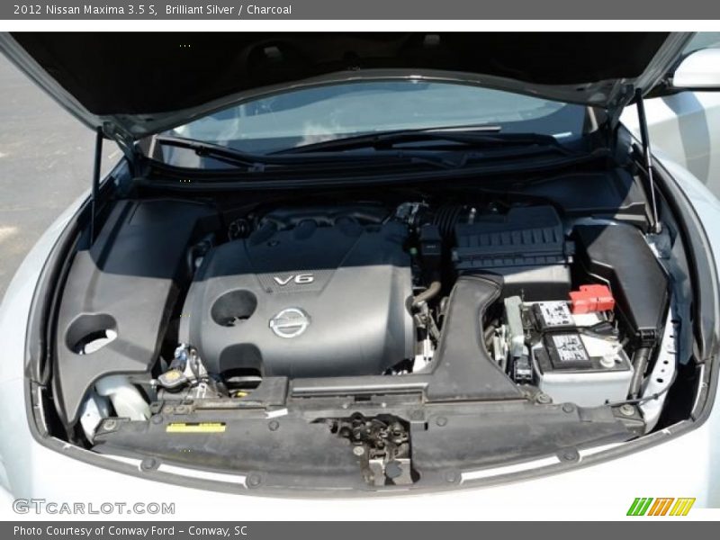 Brilliant Silver / Charcoal 2012 Nissan Maxima 3.5 S