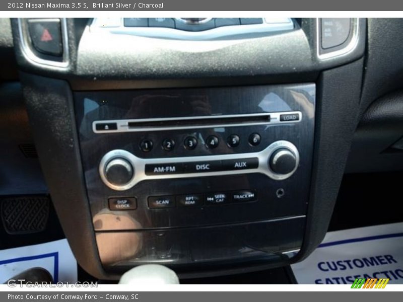 Brilliant Silver / Charcoal 2012 Nissan Maxima 3.5 S