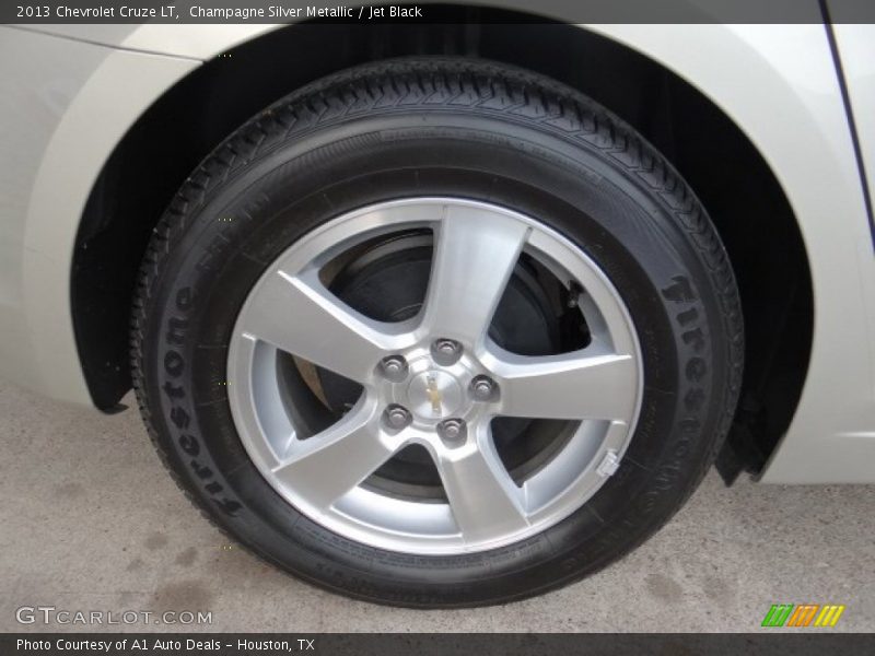 Champagne Silver Metallic / Jet Black 2013 Chevrolet Cruze LT