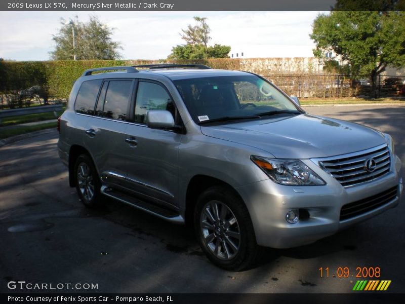 Mercury Silver Metallic / Dark Gray 2009 Lexus LX 570