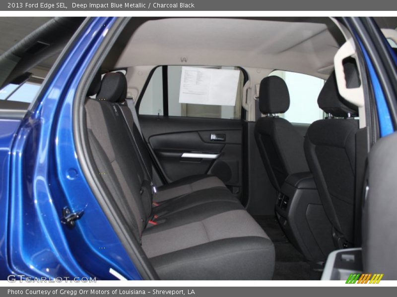 Deep Impact Blue Metallic / Charcoal Black 2013 Ford Edge SEL