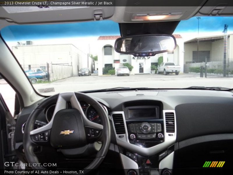 Champagne Silver Metallic / Jet Black 2013 Chevrolet Cruze LT