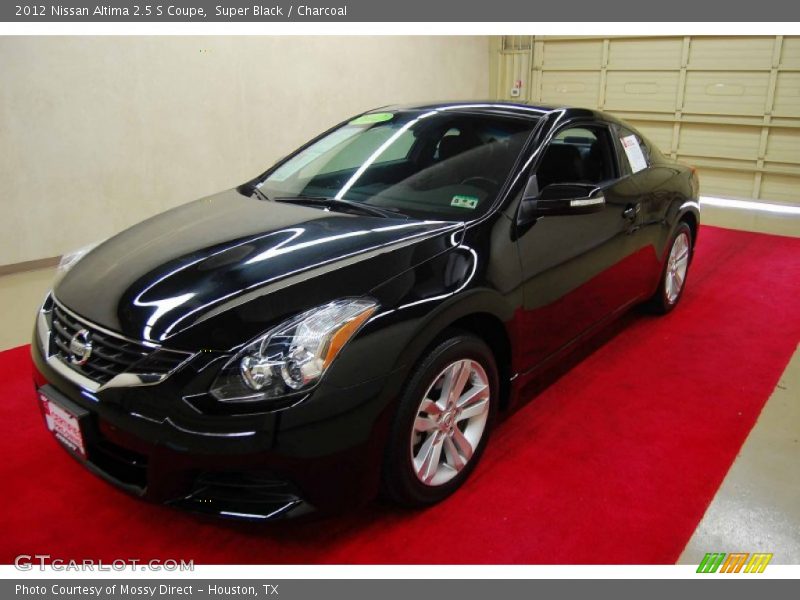 Super Black / Charcoal 2012 Nissan Altima 2.5 S Coupe