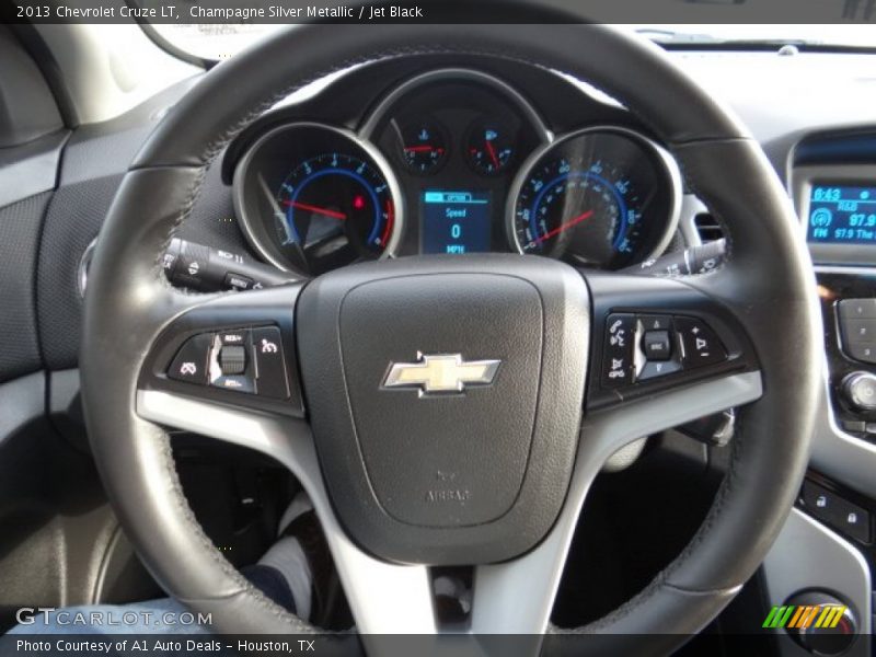 Champagne Silver Metallic / Jet Black 2013 Chevrolet Cruze LT