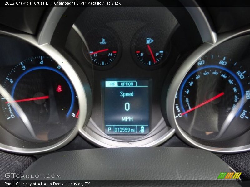 Champagne Silver Metallic / Jet Black 2013 Chevrolet Cruze LT