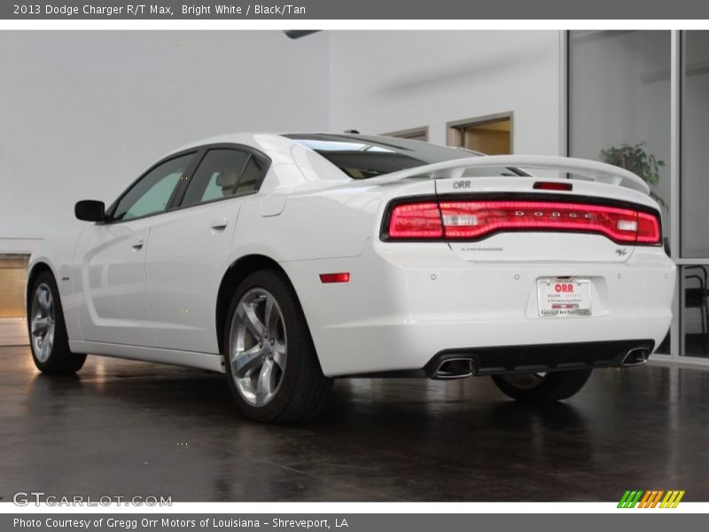 Bright White / Black/Tan 2013 Dodge Charger R/T Max