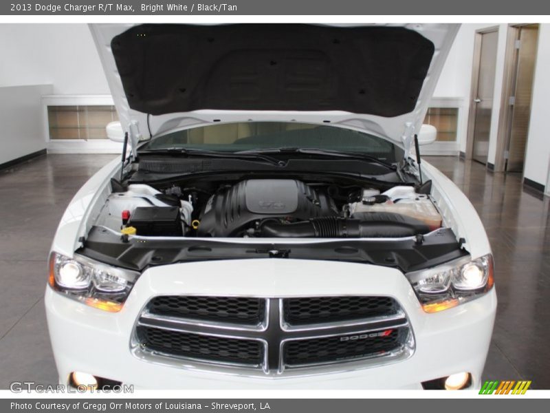 Bright White / Black/Tan 2013 Dodge Charger R/T Max