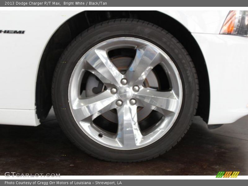 Bright White / Black/Tan 2013 Dodge Charger R/T Max