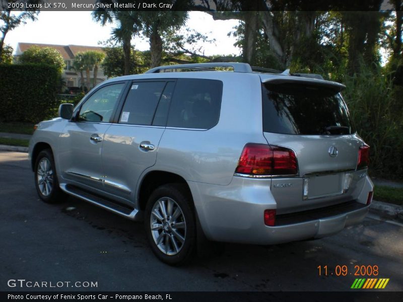 Mercury Silver Metallic / Dark Gray 2009 Lexus LX 570