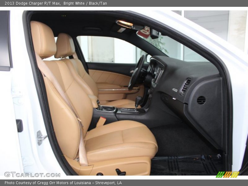 Bright White / Black/Tan 2013 Dodge Charger R/T Max